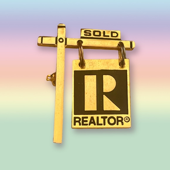 Vintage Realtor sign pin - Picture 1 of 3